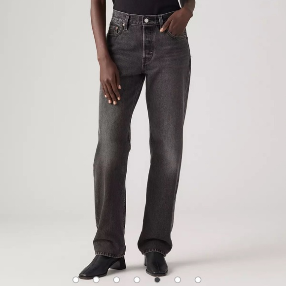 LEVI’s 501 90s Black Denim Jeans - Picture 1 of 12